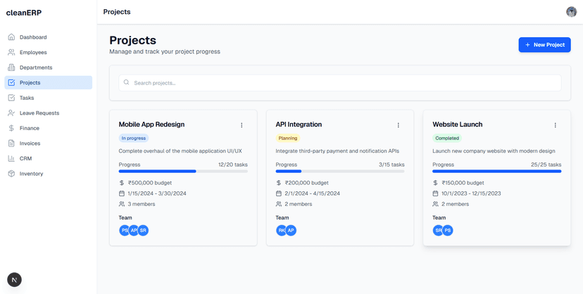 Project and task management